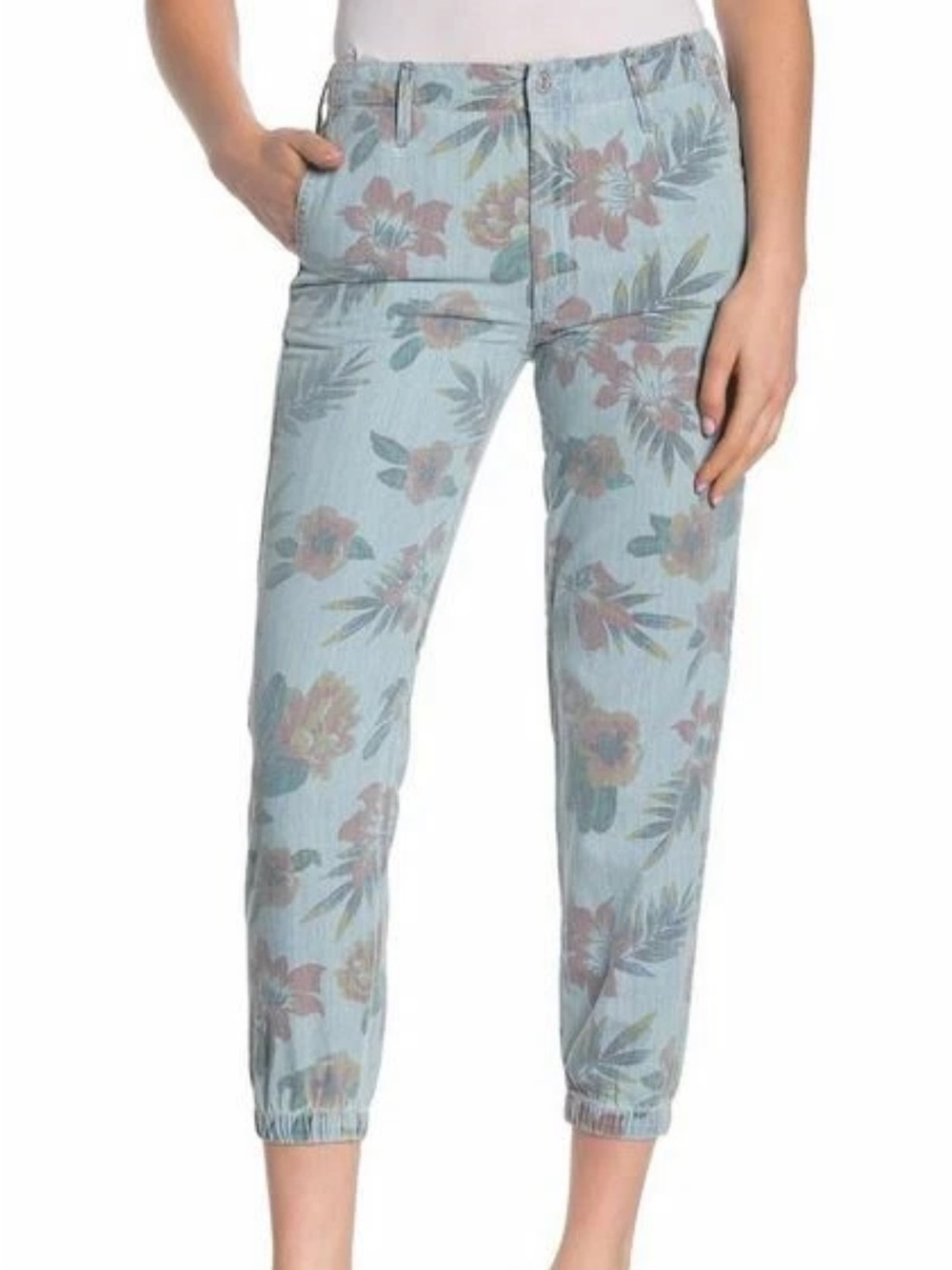 Mother Women’s The No Zip Jogger Floral  Jogger Size 24